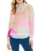Nic And Zoe Mosaic Sunrise Sweater
