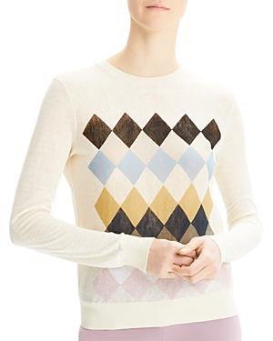 Theory Diamond-pattern Sweater
