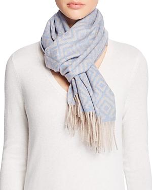 C By Bloomingdale's Geometric Cashmere Scarf