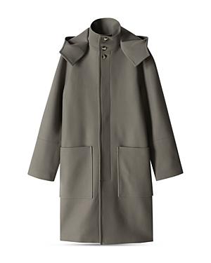 Nanushka Fernan Felted Hooded Coat