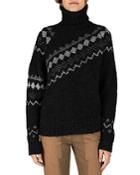 Derek Lam 10 Crosby Grammer Diagonal Turtleneck Sweater
