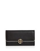 Tory Burch Duet Envelope Leather Continental Wallet