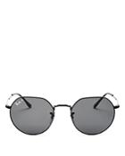 Ray-ban Unisex Polarized Geometric Sunglasses, 53mm