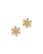 Bloomingdale's Diamond Flower Stud Earrings In 14k Yellow Gold, 0.50 Ct. T.w. - 100% Exclusive