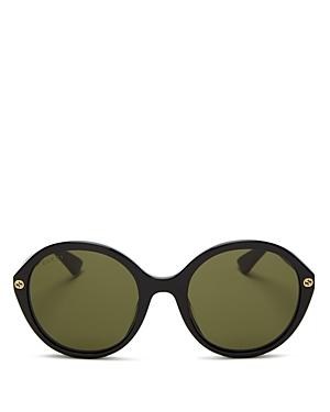 Gucci Round Sunglasses, 55mm