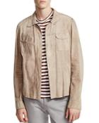Eleventy Suede Snap Front Shirt Jacket - 100% Bloomingdale's Exclusive