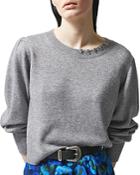 The Kooples Pierced Wool & Cashmere Sweater