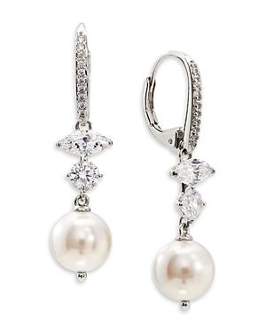 Nadri Leah Imitation Pearl Drop Earrings