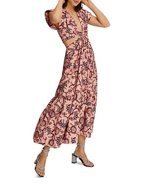 A.l.c. Alexandria Cutout Waist Maxi Dress