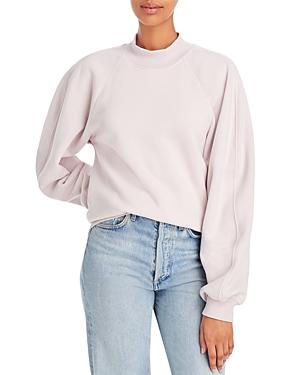 Agolde Tarron Mock Neck Cotton Sweater