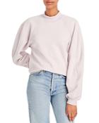 Agolde Tarron Mock Neck Cotton Sweater