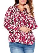 Nic+zoe Plus Tribal Ikat Top