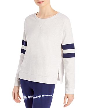 Marc New York Varsity Zipper Hem Sweatshirt