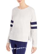 Marc New York Varsity Zipper Hem Sweatshirt
