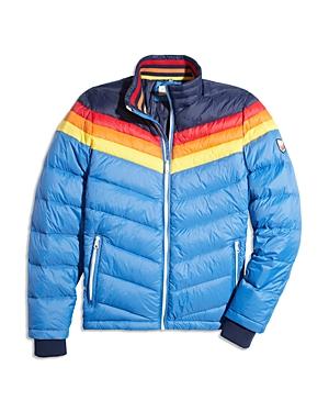 Marine Layer Zurich Color Block Down Coat