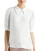 Ted Baker Faux Pearl Trim Blouse