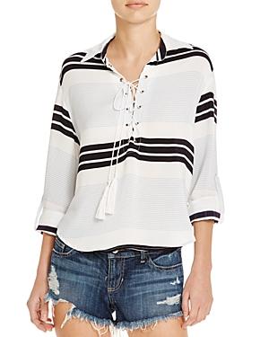 Faithfull The Brand Blake Lace-up Top