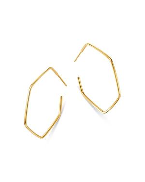 Moon & Meadow 14k Yellow Gold Hexagon Hoop Earrings - 100% Exclusive
