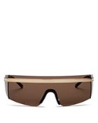 Versace Men's Polarized Shield Sunglasses, 115mm