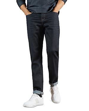 Ted Baker Washed Straight Fit Jeans In Navy