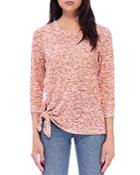 B Collection By Bobeau Caty Side Tie Tee