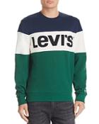 Levi's Color-block Logo-embroidered Sweatshirt