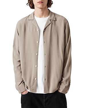 Allsaints Venice Long Sleeve Camp Shirt