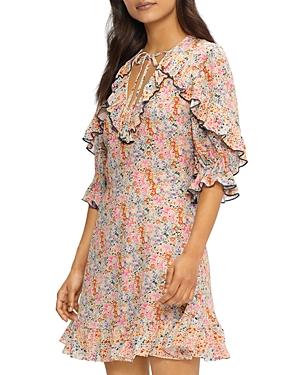 Ted Baker Ruffled Floral Mini Dress