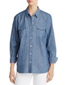 Tommy Bahama Have You Scenic Embroidered Chambray Shirt