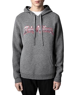 Zadig & Voltaire Clay Merino Wool Logo Hoodie