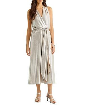 Lauren Ralph Lauren Metallic Halter Dress