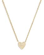 Zoe Lev 14k Yellow Gold Diamond Heart Pendant Necklace, 18