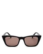 Le Specs Women's I Feel Love Square Cat Eye Sunglasses, 51mm