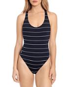 Polo Ralph Lauren Panama Striped Racerback One Piece Swimsuit