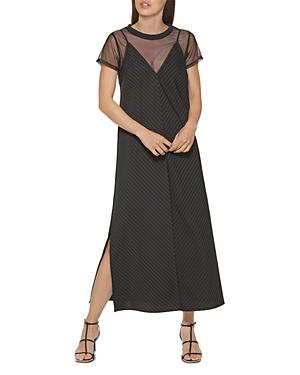 Dkny Layered Look Maxi Dress