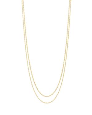 Argento Vivo Twisted Rope Layered Chain Necklace, 16-18