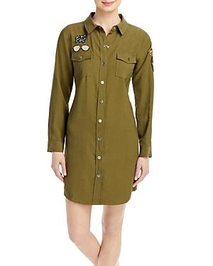 Karl Lagerfeld Paris Chest Pocket Shirt Dress
