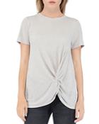 B Collection By Bobeau Rachelle Twist-front Tee