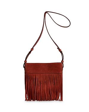 Gerard Darel Cleo Medium Suede Bucket Bag