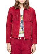 Zadig & Voltaire Kioly Deluxe Fringed Suede Jacket