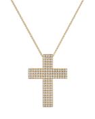 Bloomingdale's Diamond Cross Pendant Necklace In 14k Yellow Gold, 2.0 Ct. T.w. - 100% Exclusive