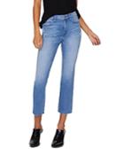 Sanctuary Modern Standard Cropped Jeans In Solano Blue