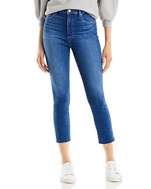 Paige Sarah Cropped Slim Jeans In Star Crossed