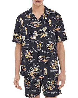 The Kooples Aloha Hawaiian Print Camp Shirt