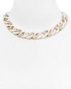 Abs By Allen Schwartz Pave Wrapped Chain Necklace, 16