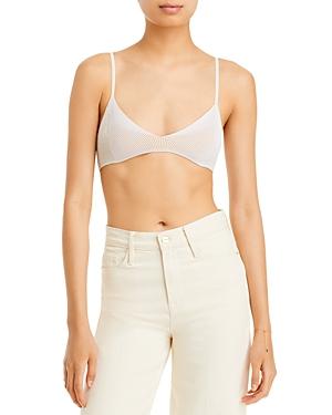 Anine Bing Cora Ribbed Bra Top