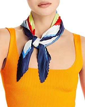 Echo Diamond Pleated Square Scarf