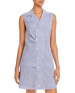 Derek Lam 10 Crosby Satina Sleeveless Mini Shirt Dress