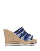 Toms Women's Monica Batik Print Wedge Mules