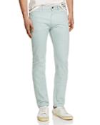 Marc Jacobs Overdyed Slim Fit Jeans In Mint Green